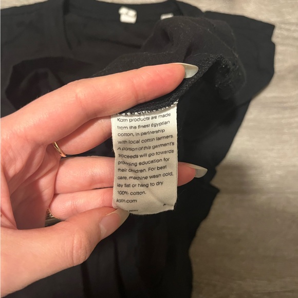 KOTN Black Tank Top - Picture 4 of 5